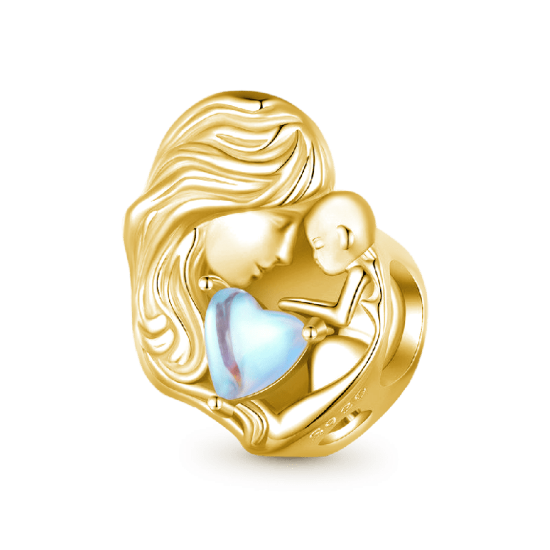 Mother & Child Moonstone Charm