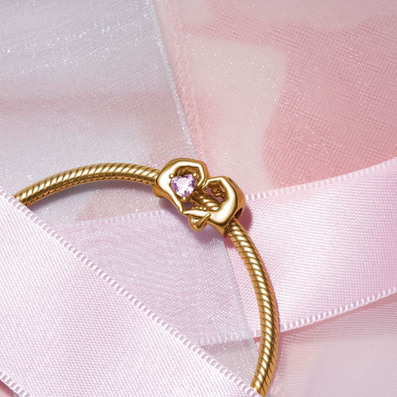 18k Gold Plated Family Love Charm