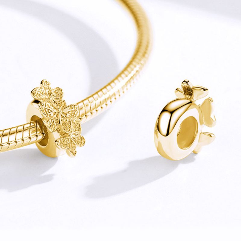 18k Gold Plated Butterflies Stopper