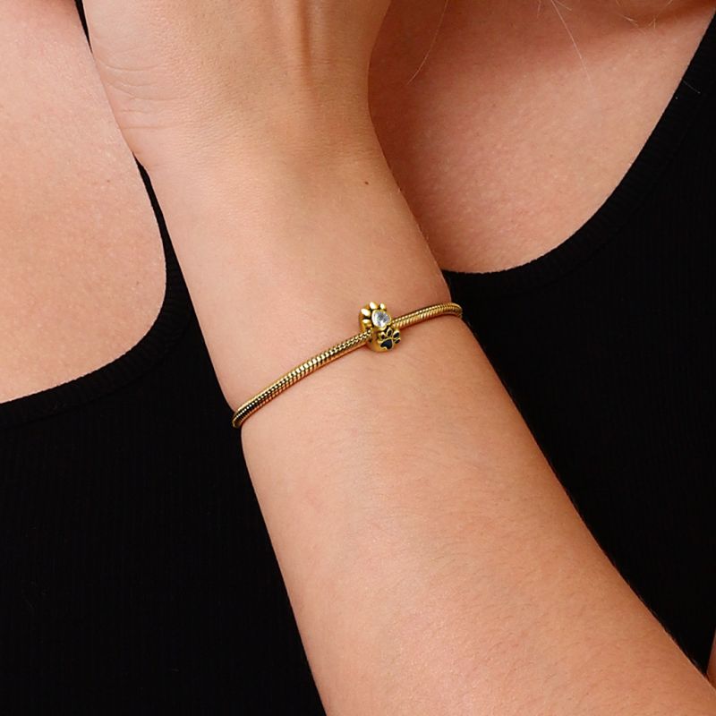 18k Gold Plated Pet Paws Stopper