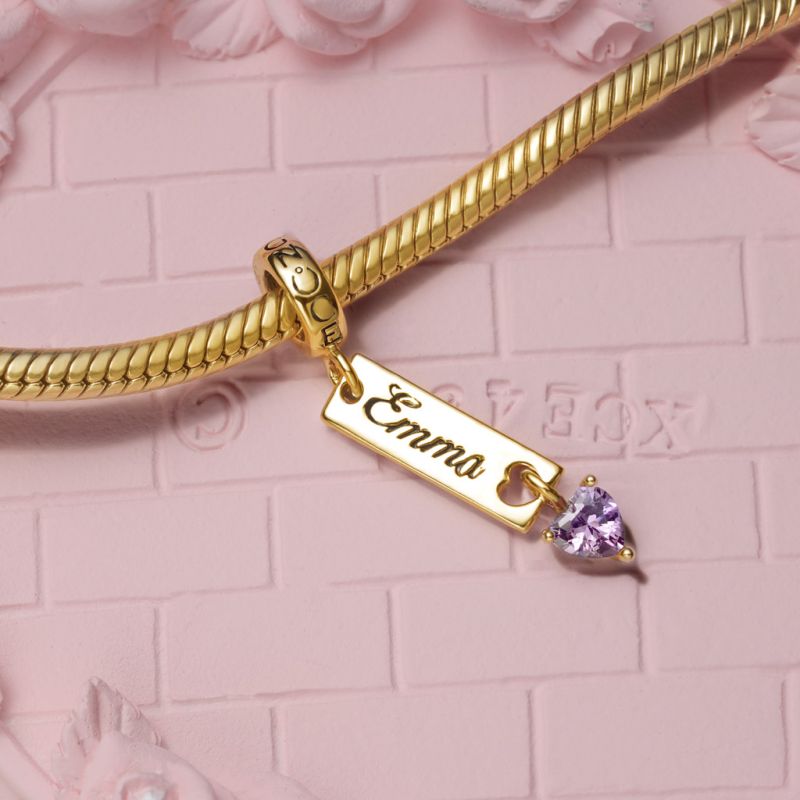 Classic 18k Gold Plated Bar Pendant