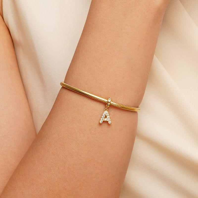 18k Gold Plated Letters Gift Pendant