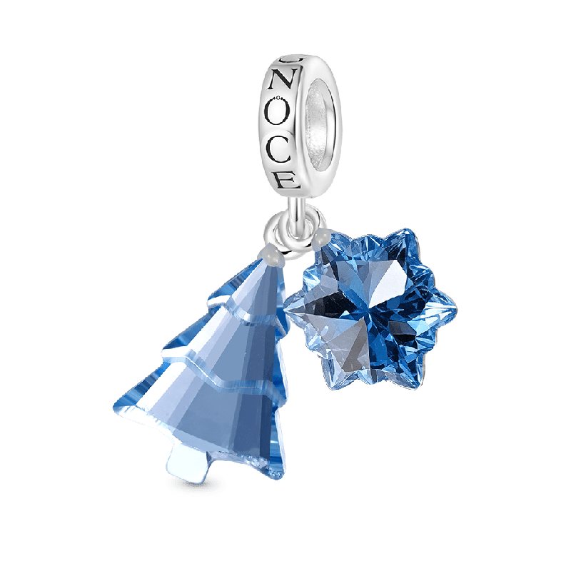 Christmas Tree & Snowflake Pendant