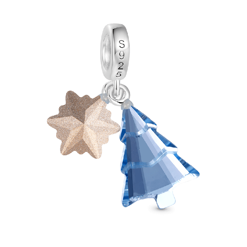 Christmas Tree & Snowflake Pendant