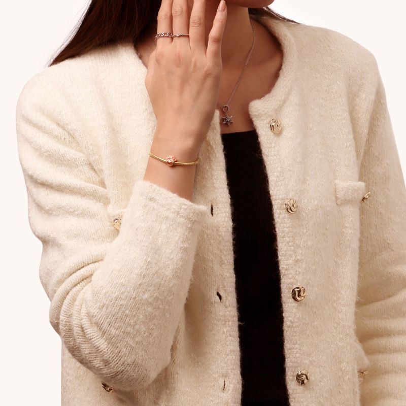 Fortune Paw Print Charm