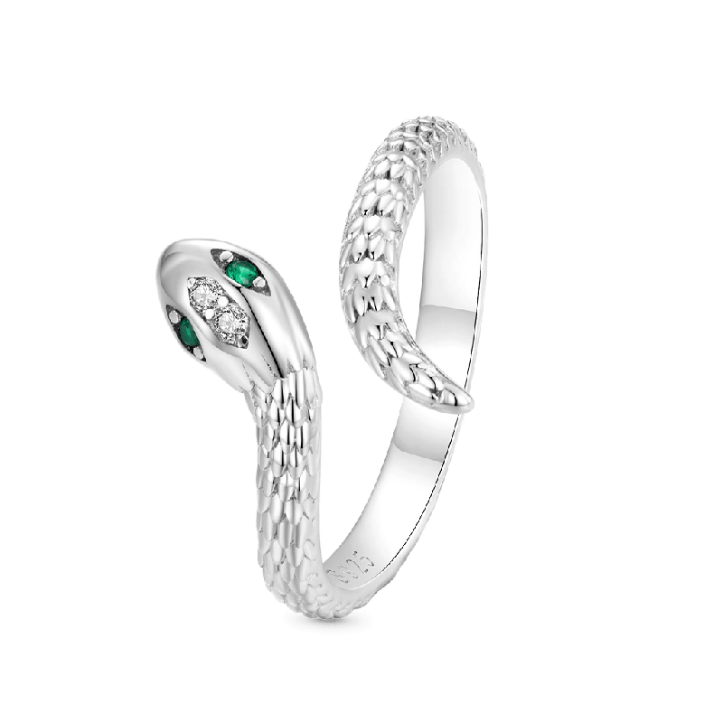 Vintage Spirit Snake Open Ring