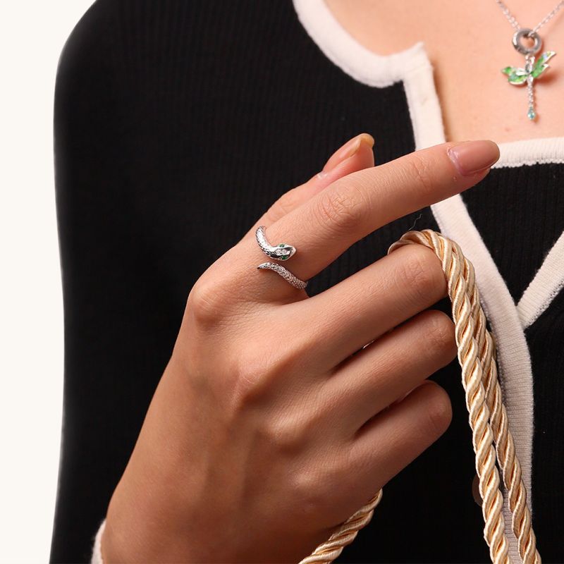 Vintage Spirit Snake Open Ring