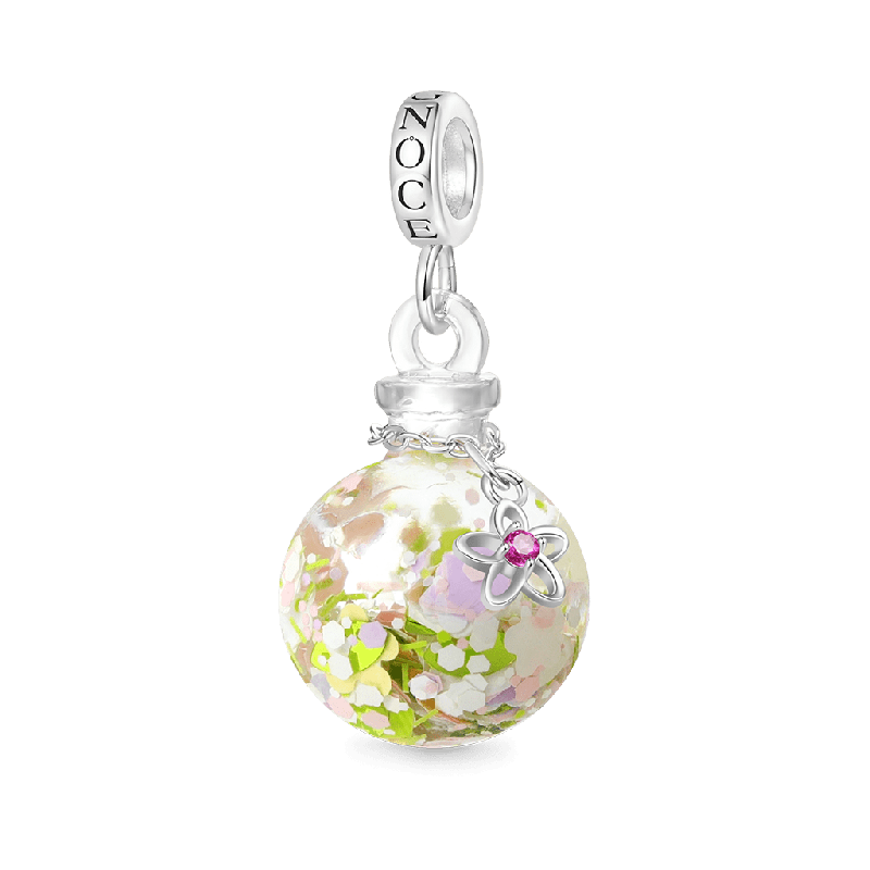 Spring Flowers Quicksand Pendant