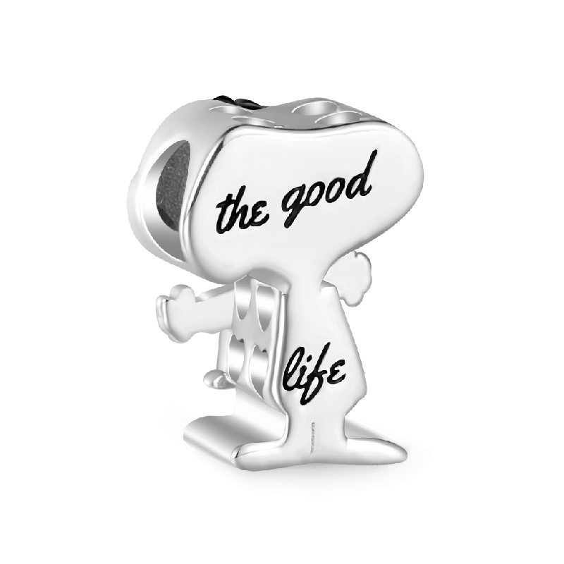 Peanuts Snoopy Striped Short-sleeve Charm