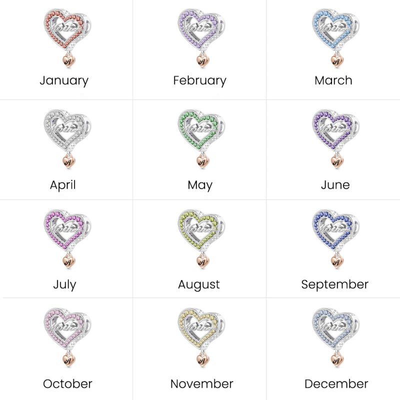 Family Members - Mother Heart Charm