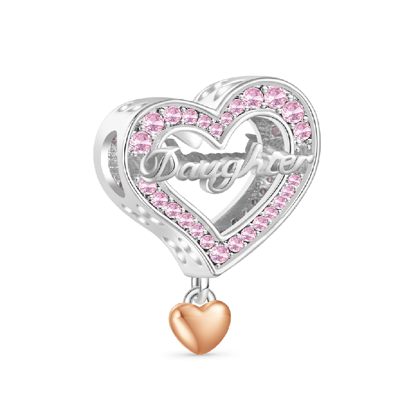 Family Members - Daughter Heart Charm
