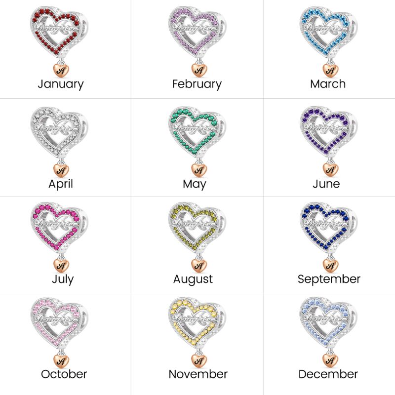 Family Members - Daughter Heart Charm