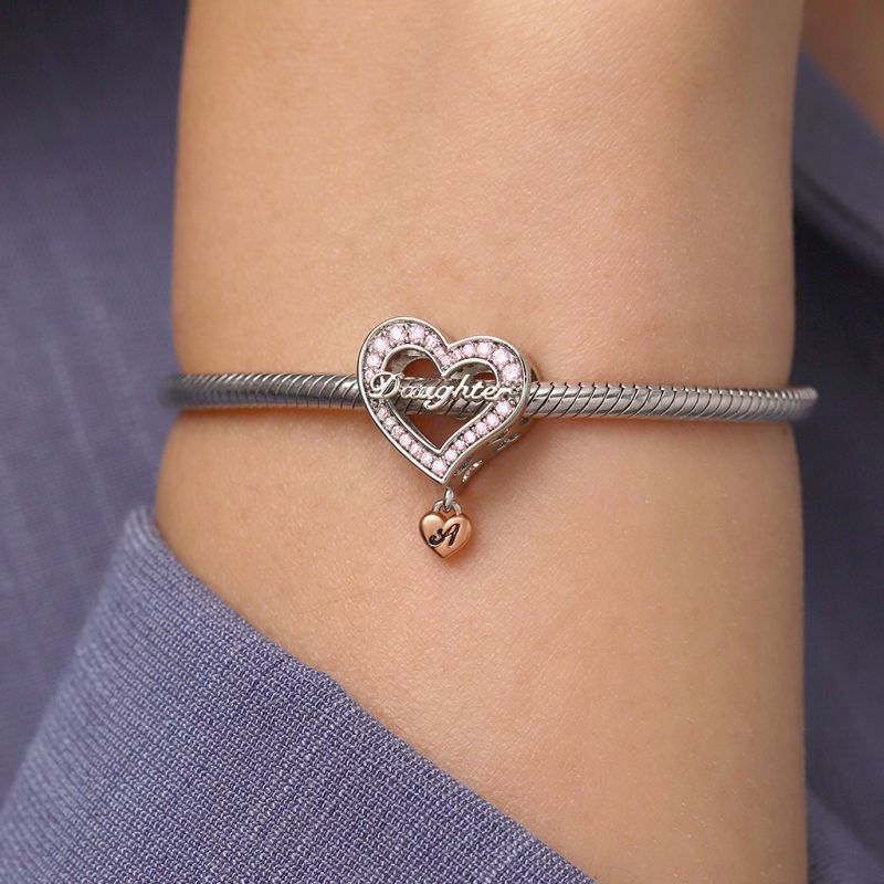 Family Members - Daughter Heart Charm