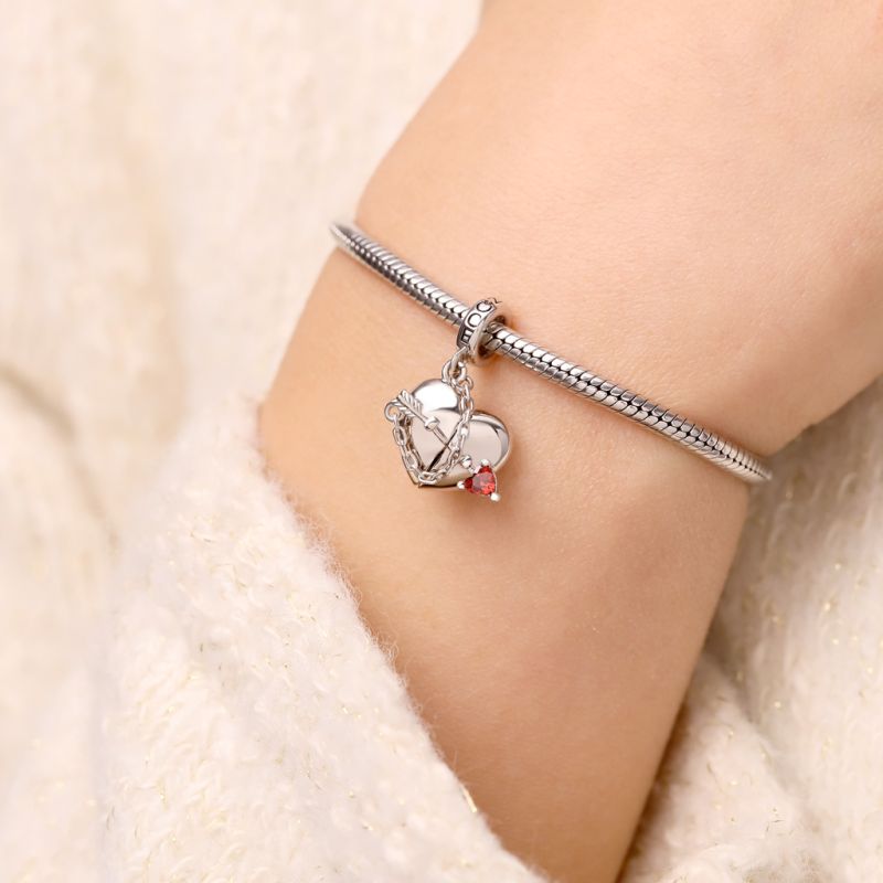 One Arrow Pierces the Heart Pendant