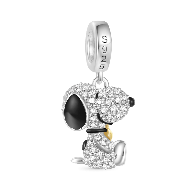 Snoopy Diamond Pendant