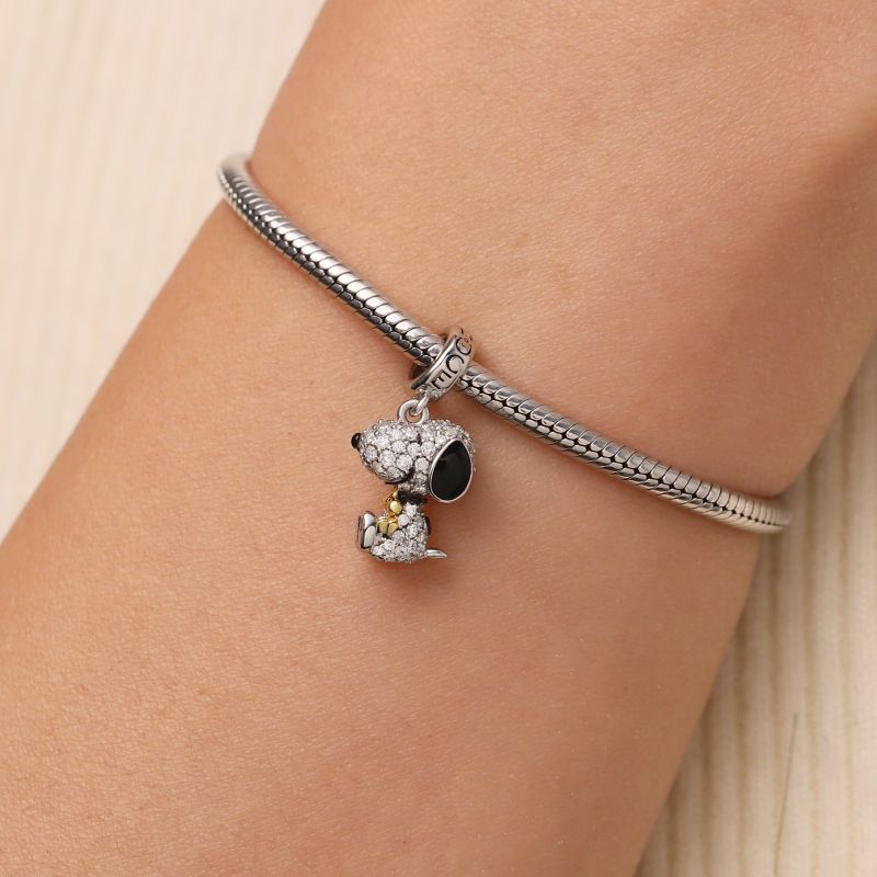 Snoopy Diamond Pendant