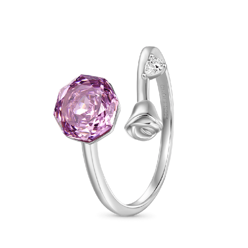 Pink Rose Promise Ring
