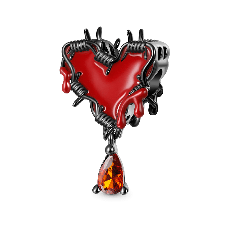 Fiery Heart of Thorn Pendant