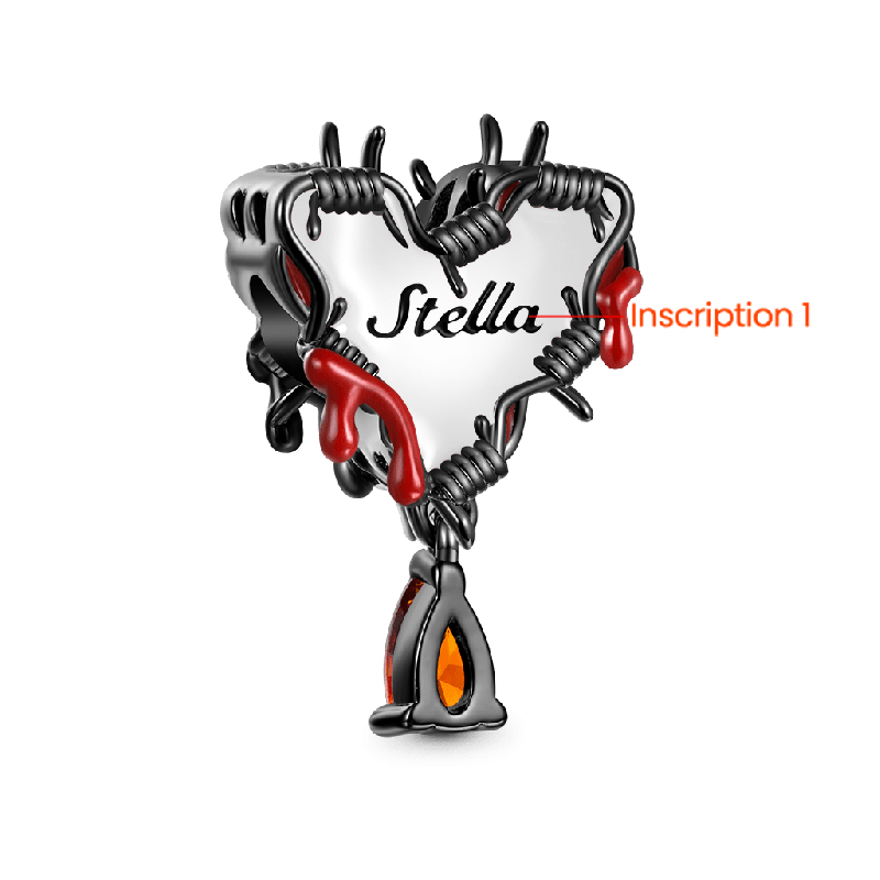 Fiery Heart of Thorn Pendant