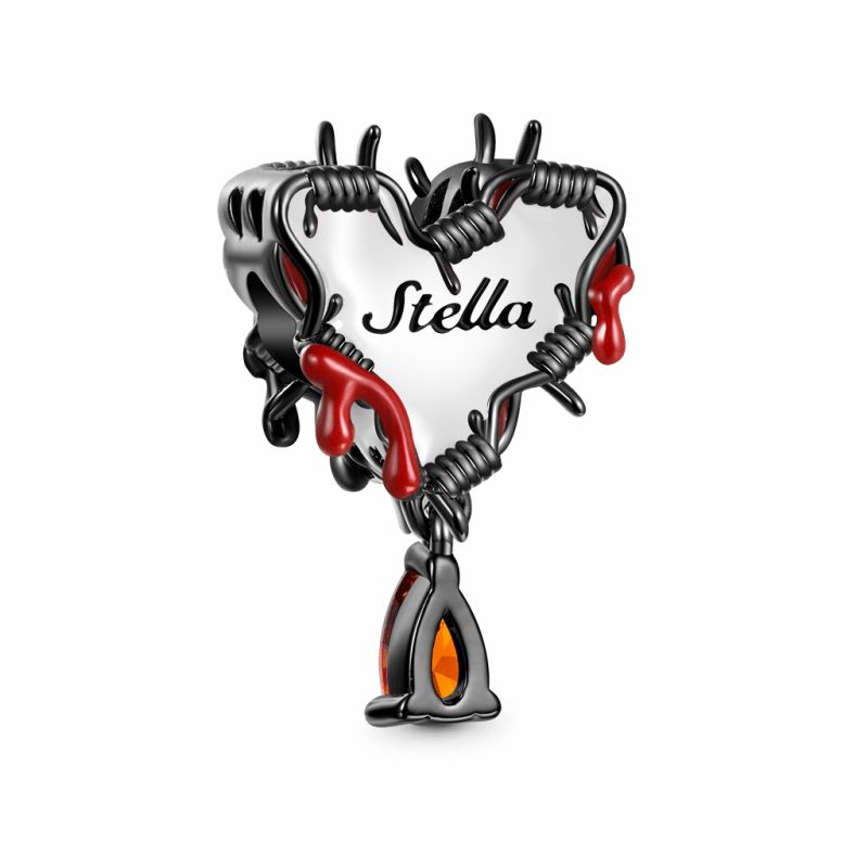 Fiery Heart of Thorn Pendant