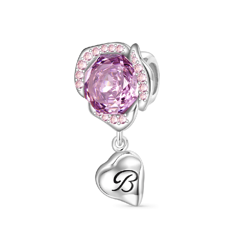 Rose Flower Petal Stopper Charm