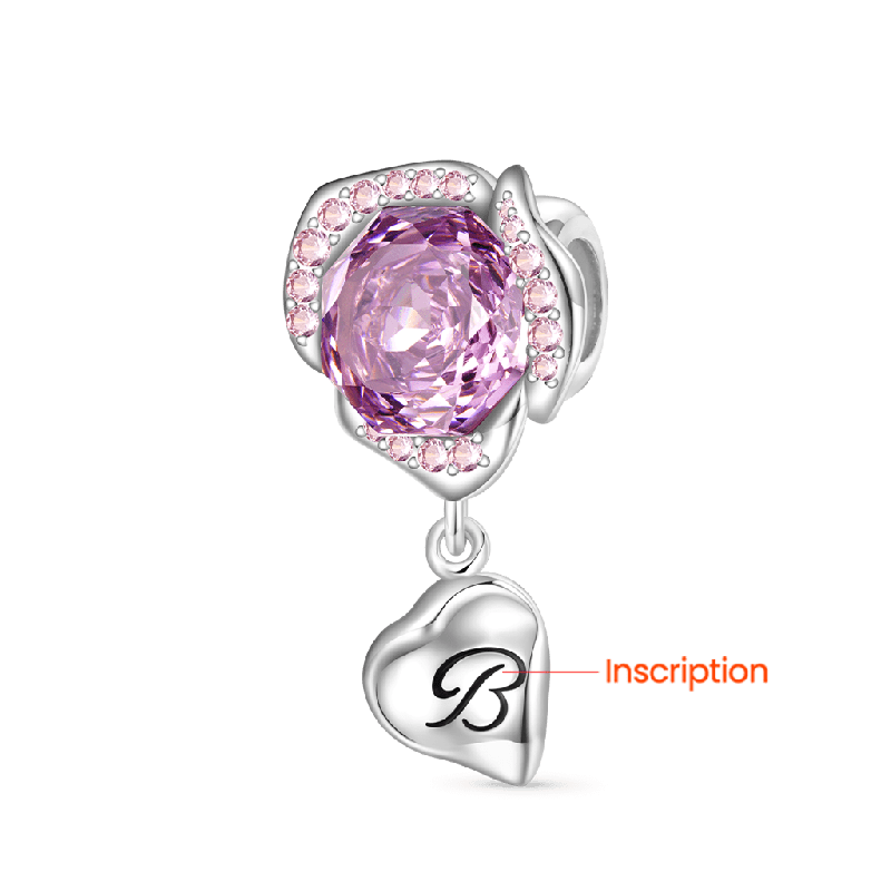 Rose Flower Petal Stopper Charm