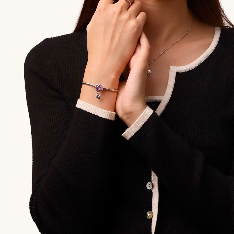 Rose Flower Petal Stopper Charm