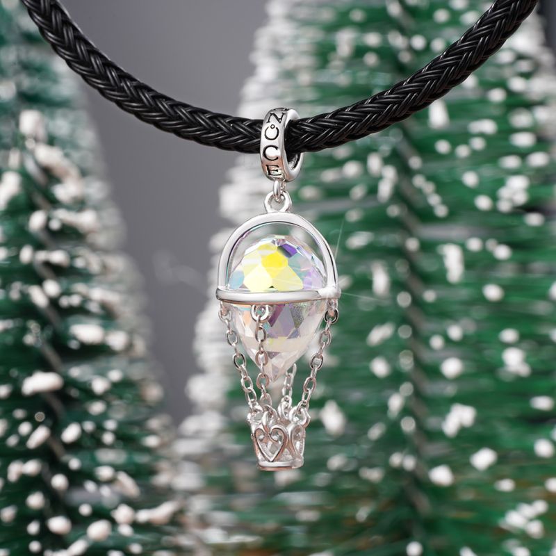 Crystal Hot Air Balloon Pendant