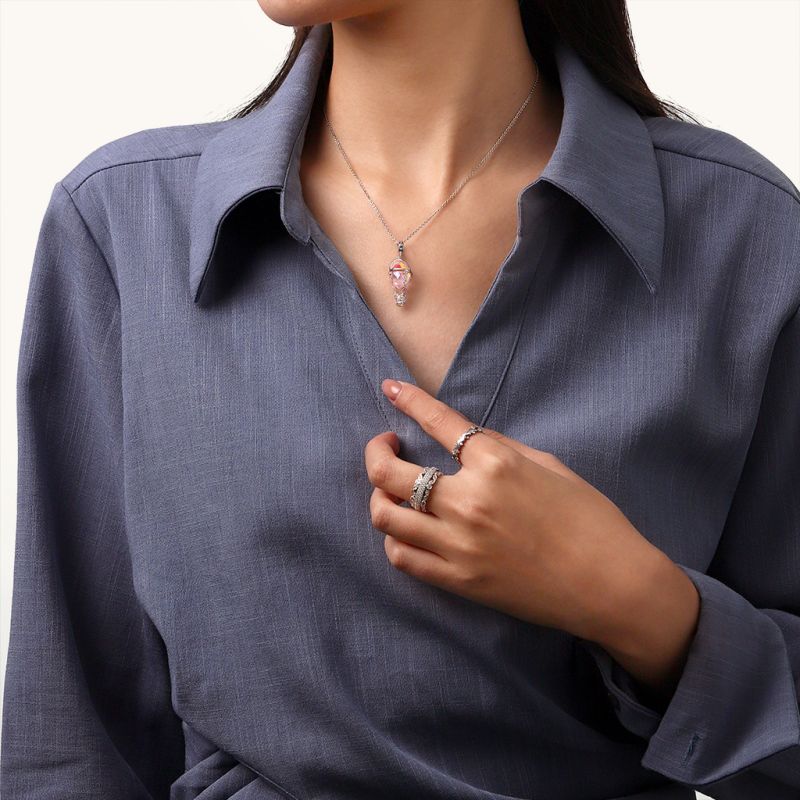Crystal Hot Air Balloon Pendant