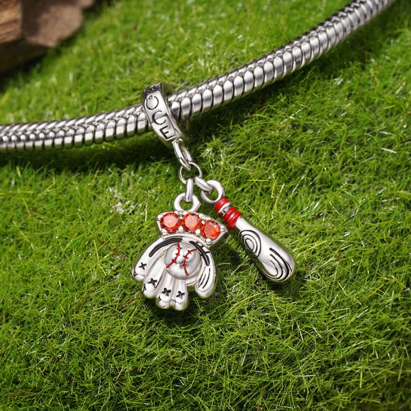 Baseball Gloves & Bats Pendant