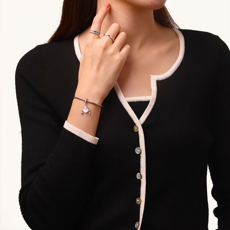 Heart Blue Planet Pendant