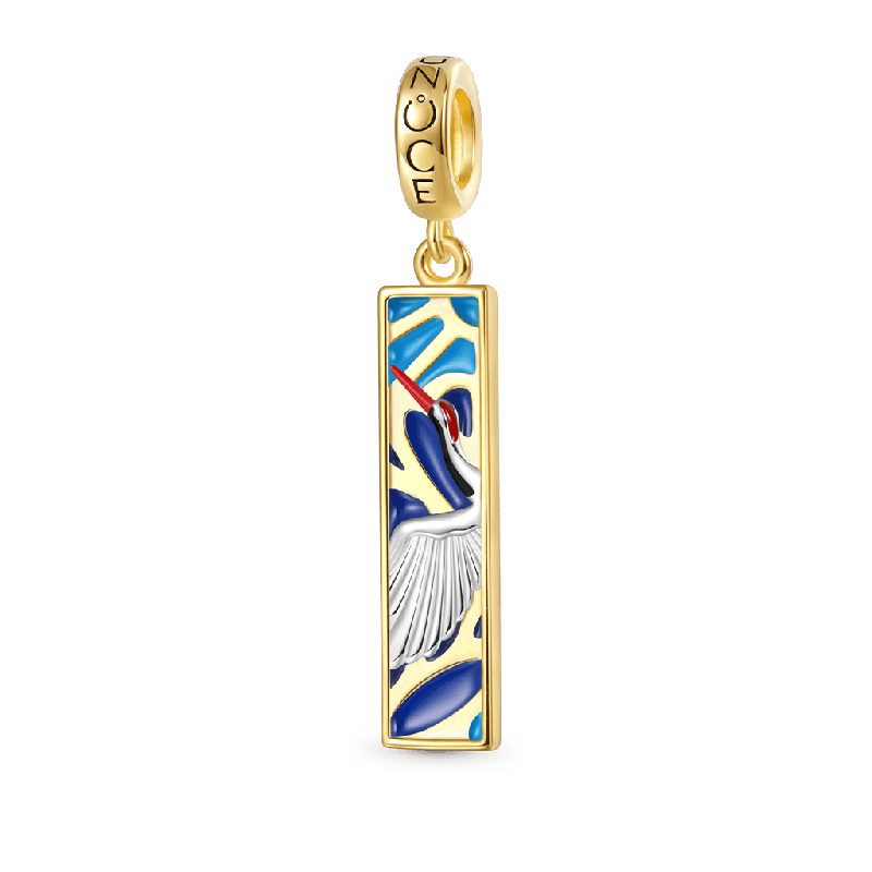 Japanese Crane Pendant