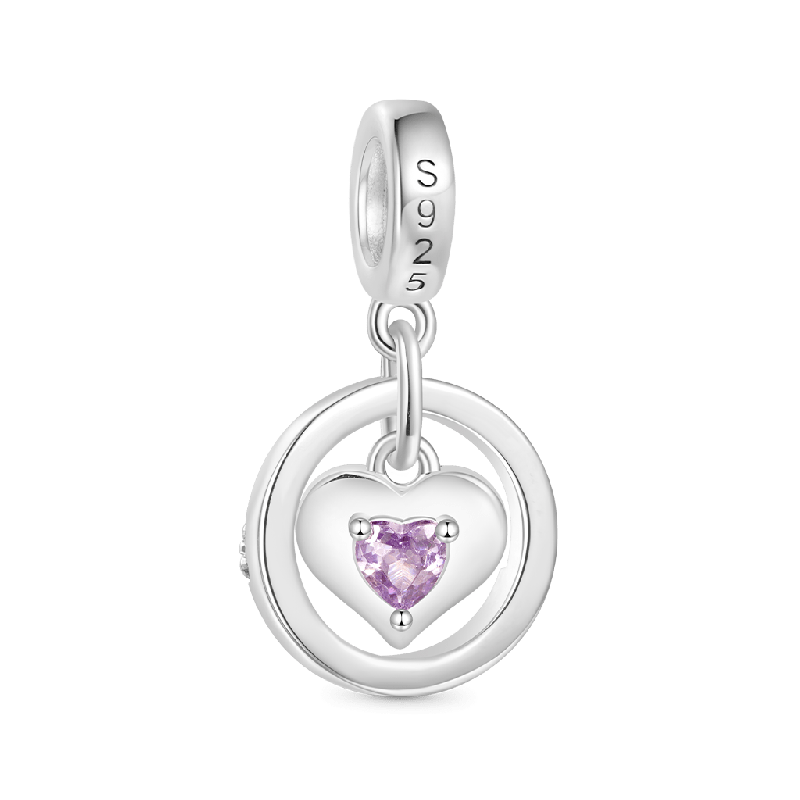 I Love U Forever Mom Heart Pendant