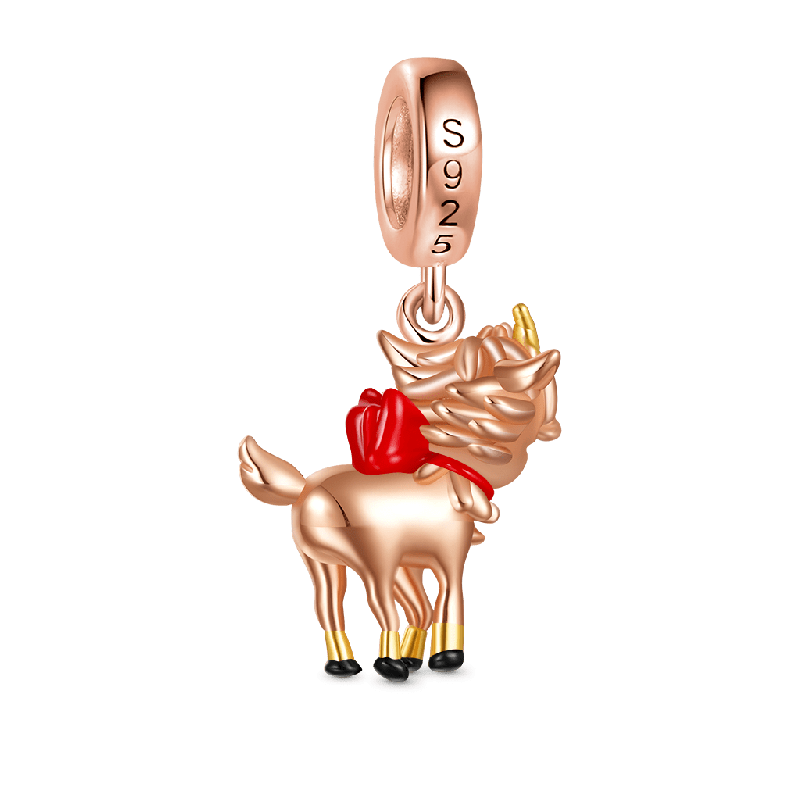 Sweet Flocke Deer Pendant