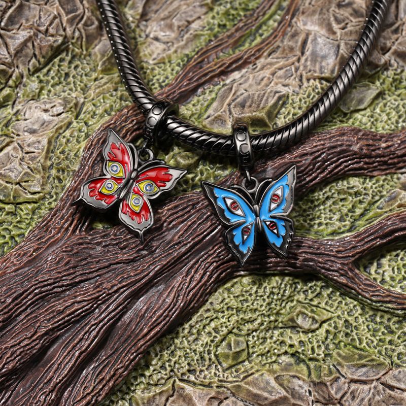 Blue Walpurga Butterfly Pendant