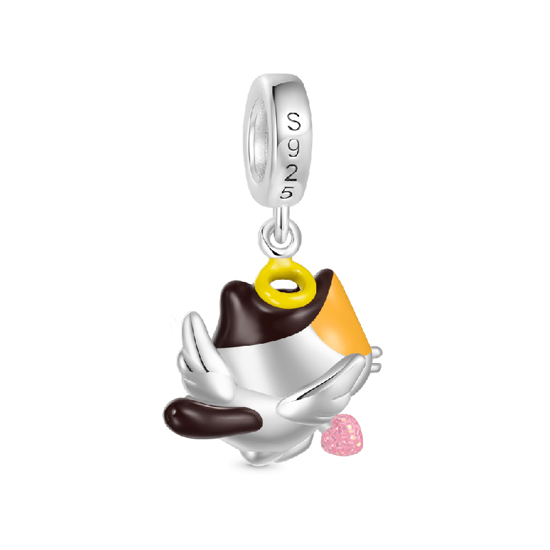 Cupid the Calico Cat Pendant