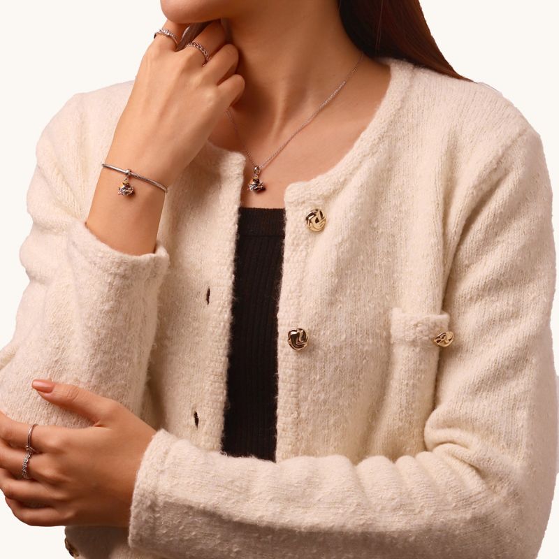 Cupid the Calico Cat Pendant