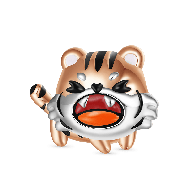 Tora the Angy Tiger Charm