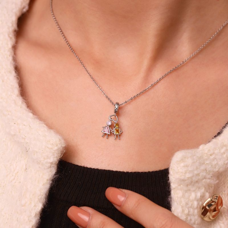 Love Characters Birthstone Pendant