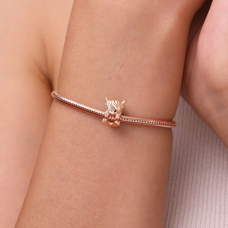 Scottish Highland Cow Charm