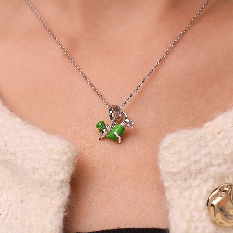 St. Patricks Day Dachshund Pendant