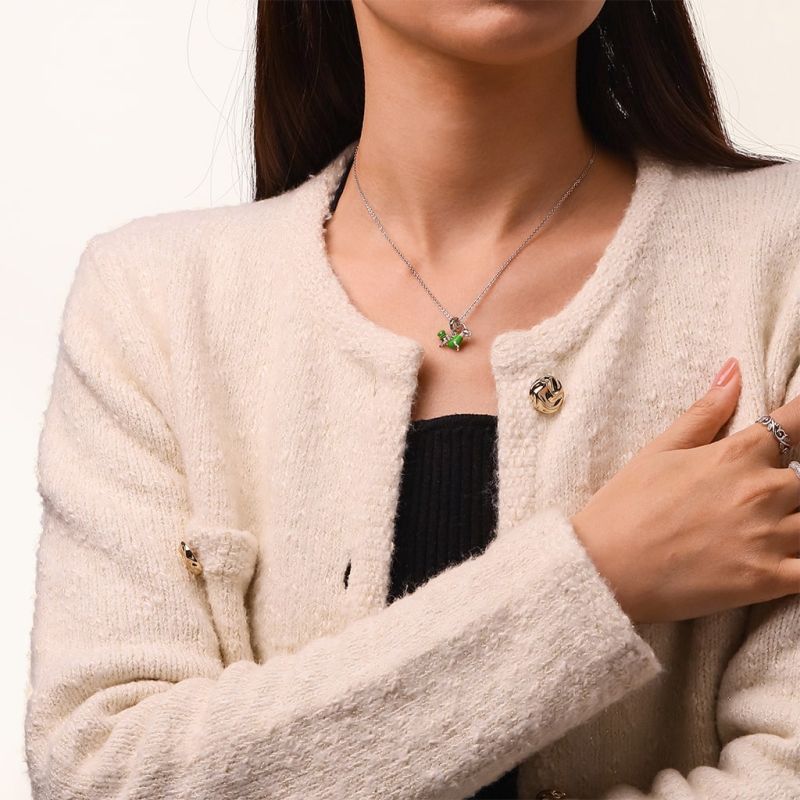 St. Patricks Day Dachshund Pendant