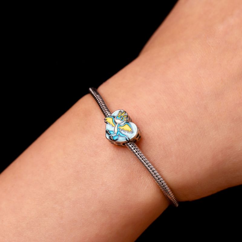 Deadly Nadder Heart Birthstone Charm