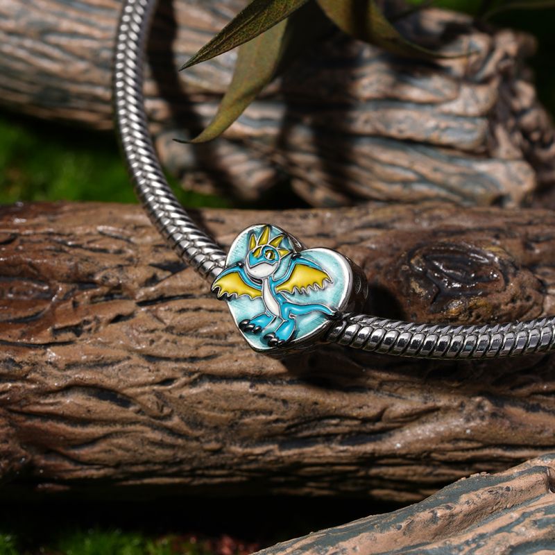 Deadly Nadder Heart Birthstone Charm