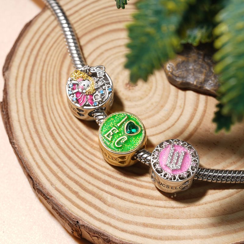 Wicked Pink Logo Charm