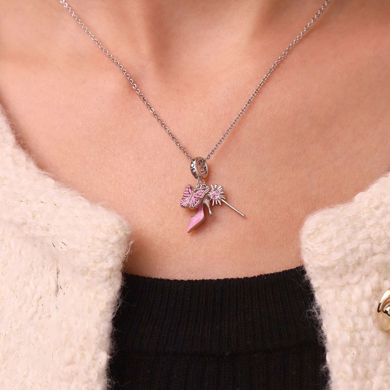 Wicked Glinda Bubble Wand Triple Pendant