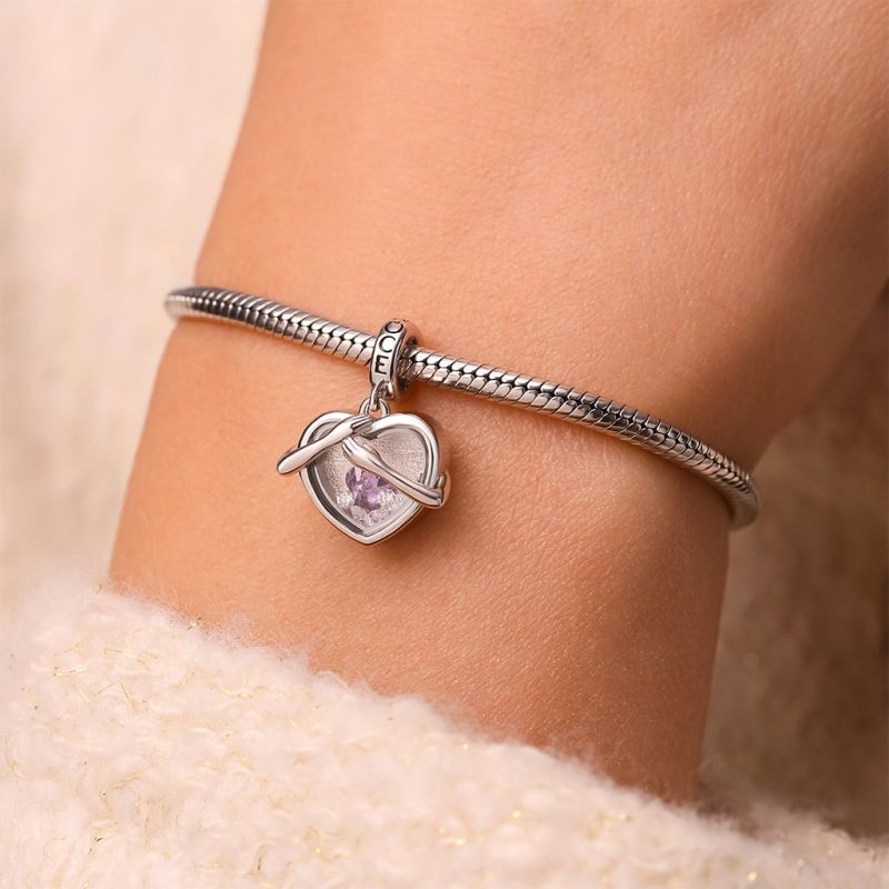 Hug Love Locket Birthstone Pendant