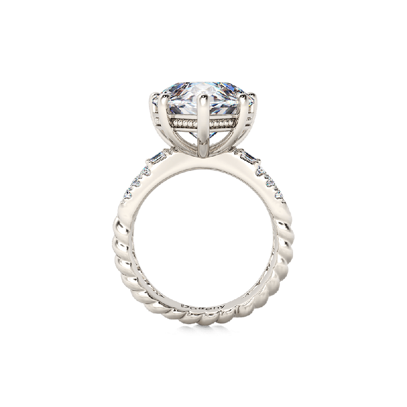 Pear Cut Split Shank Cocktail Ring