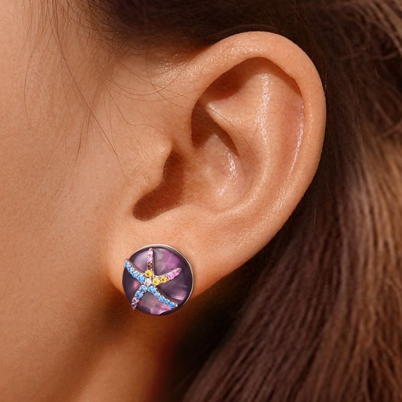 Aurora Mother of Pearl Earrings