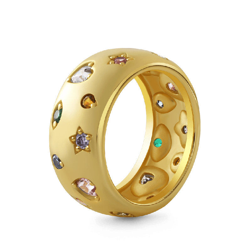 Fancy Color Mixed Vintage Ring